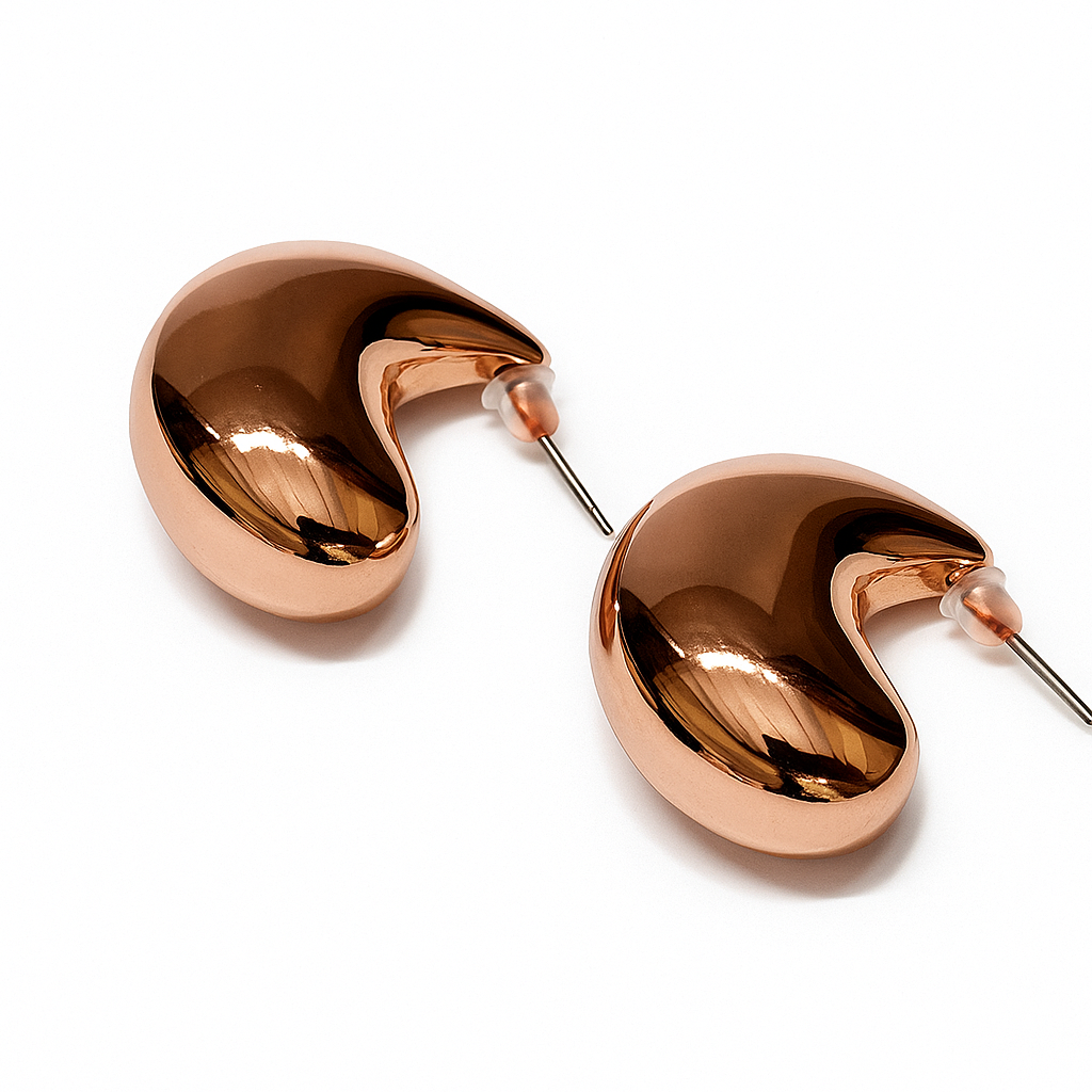 Rose Gold drop earrings